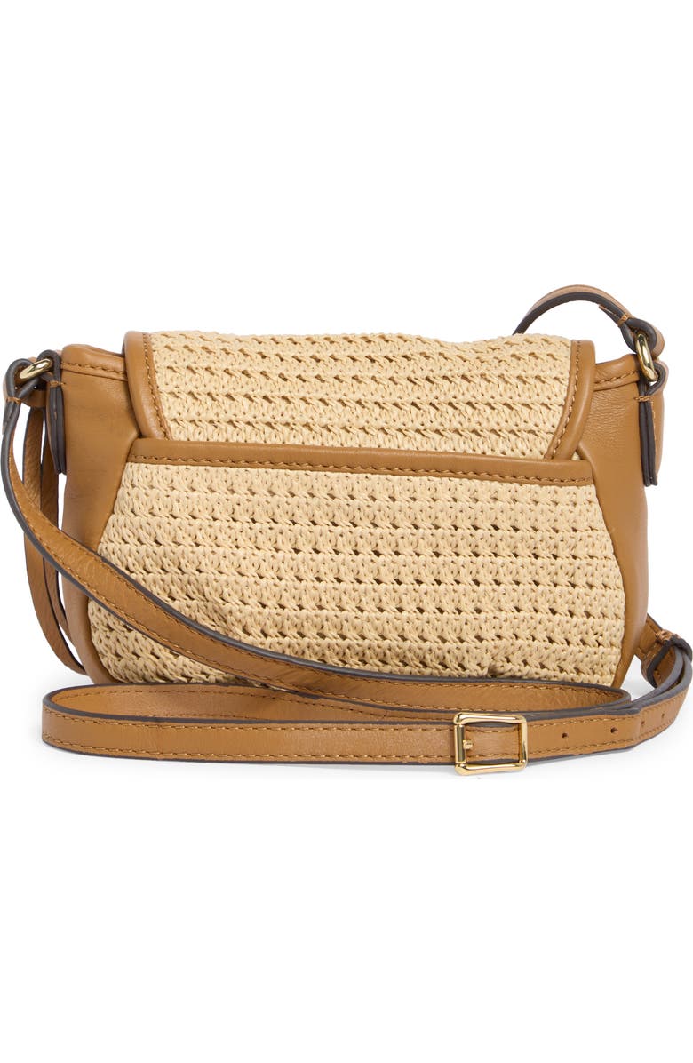 AIMEE Mini Cannes Flap Crossbody Bag, Alternate, color, Raffia Canyon
