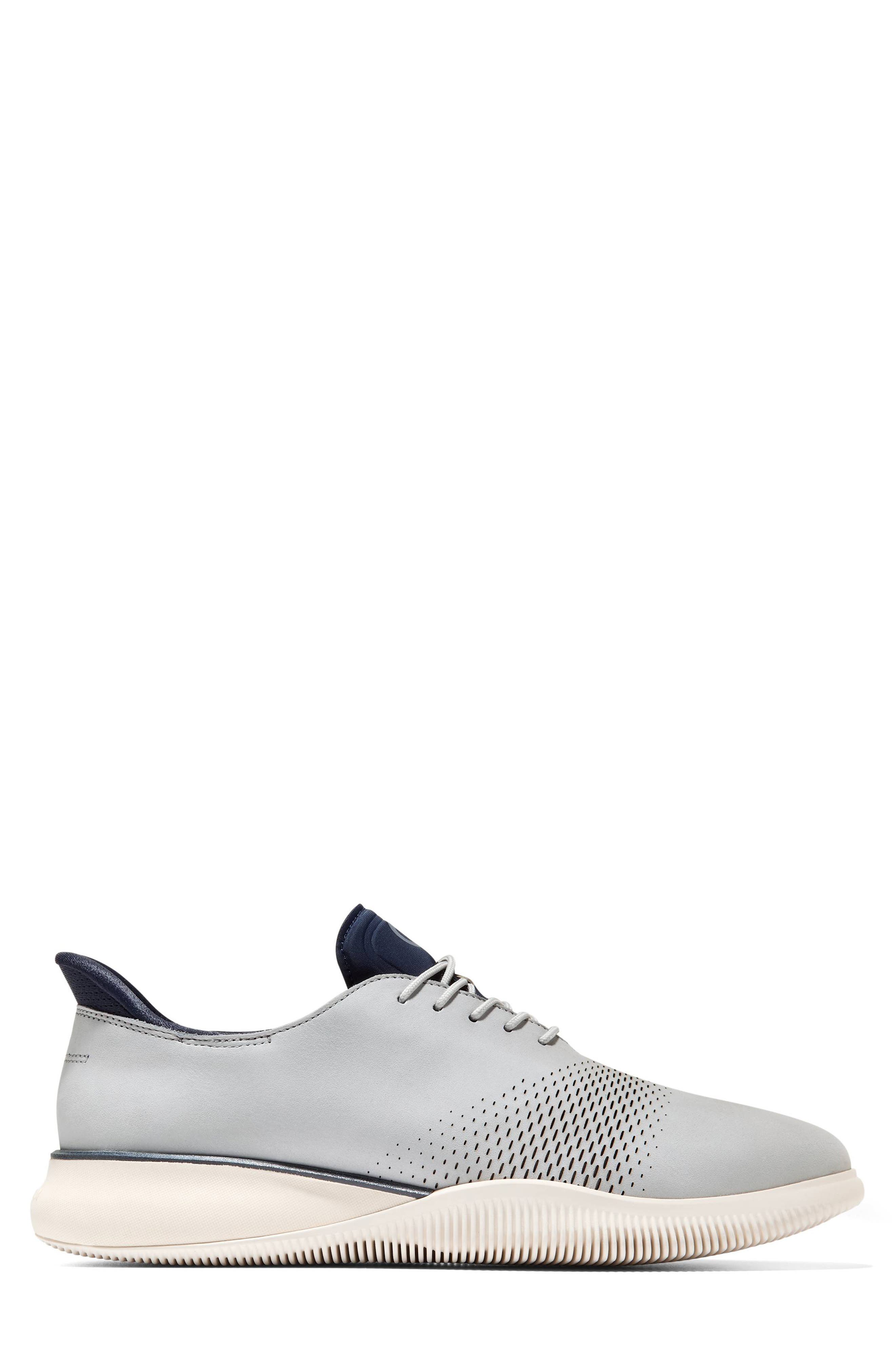 6.ZeroGrand Laser Wing Oxford, Alternate, color, HARBOR MIST NUBUCK/NAVY BLAZER