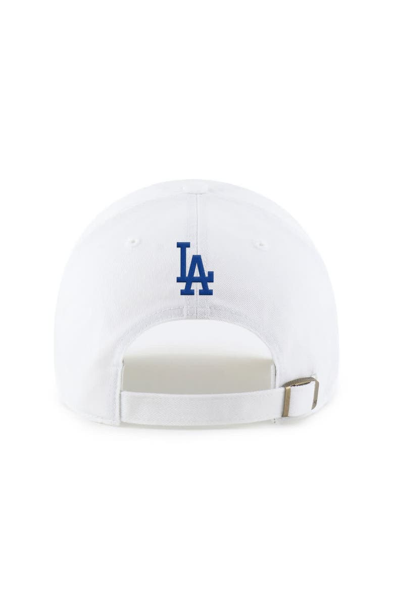 '47 Preschool '47  White Los Angeles Dodgers Ice Cream Helmet Clean Up Adjustable Hat, Alternate, color, White