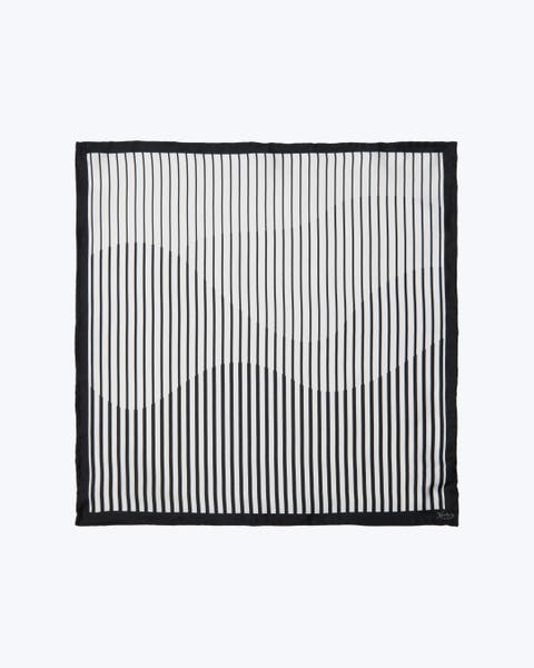 Pinstripe Silk Pocket Square