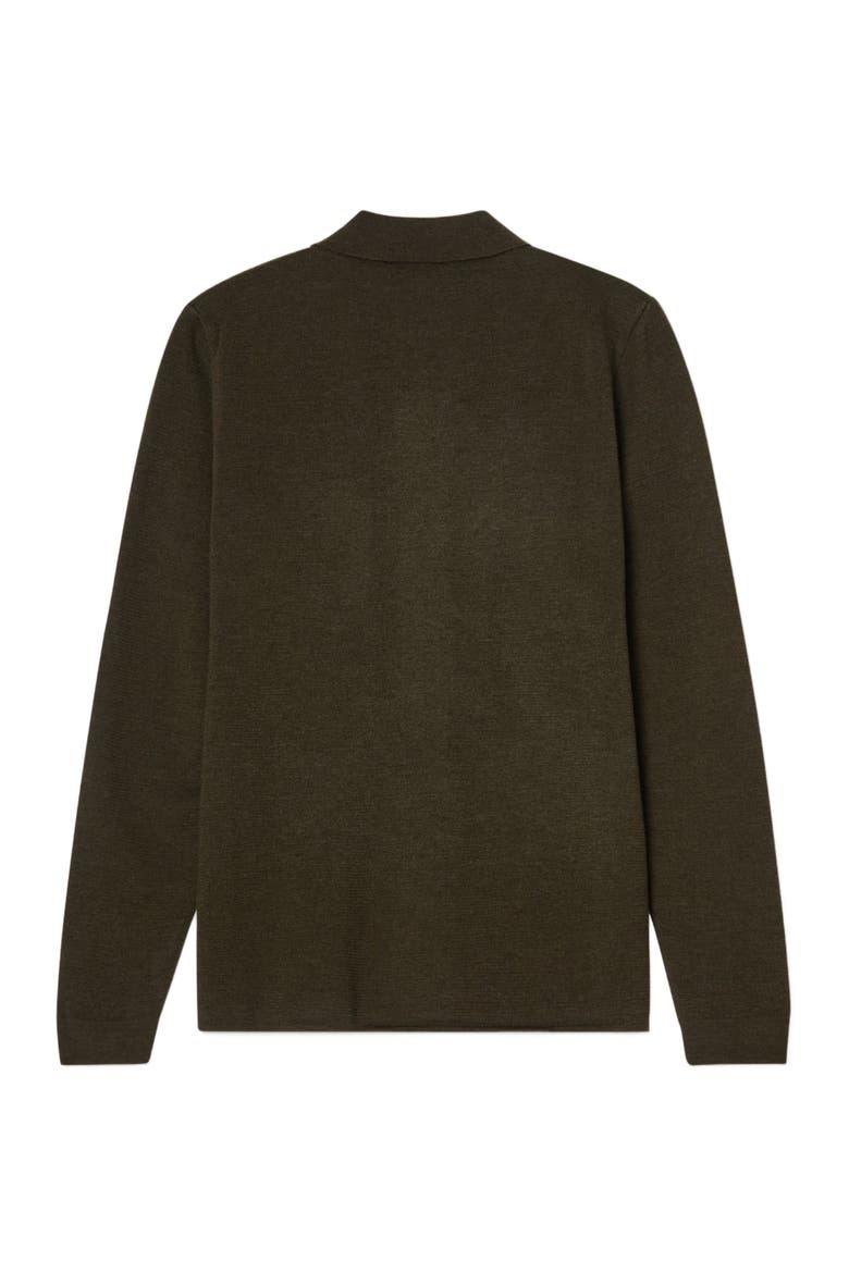Landon Sweater Jacket, Alternate, color, Dark Olive