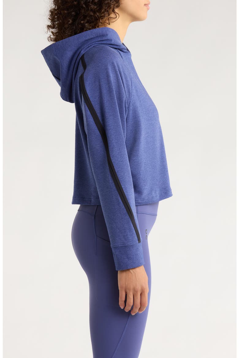 Studio Crop Hoodie, Alternate, color, ACAI