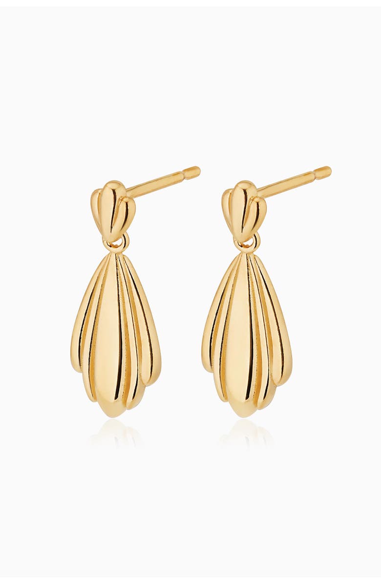 Oradina 14K Yellow Gold Galleria Drop Earrings, Alternate, color, Yellow Gold