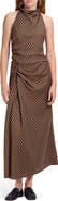 A.L.C. Jean Gingham Midi Skirt