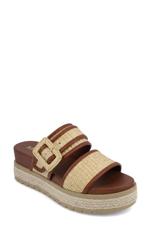Kylian Espadrille Platform Wedge Slide Sandal (Women)