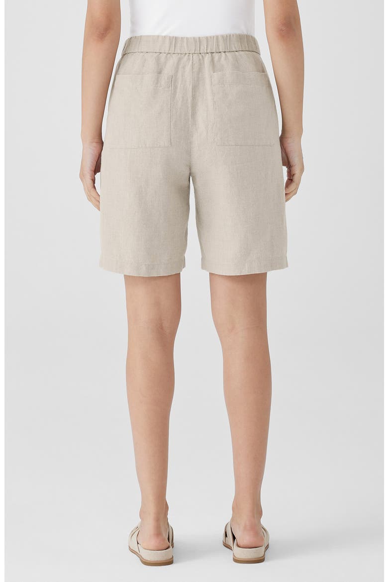 Organic Linen Shorts, Alternate, color, UNNAT