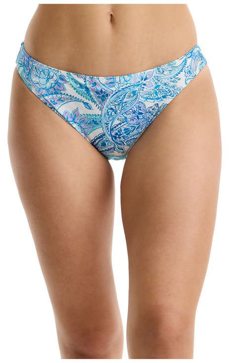 Boho Bloom Classic Mid Rise Swim Bottom