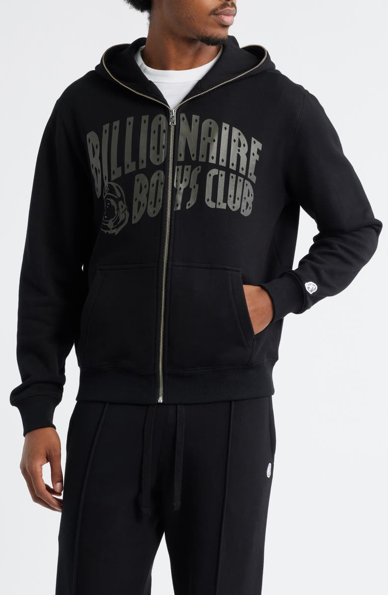 Curve Graphic Zip Hoodie