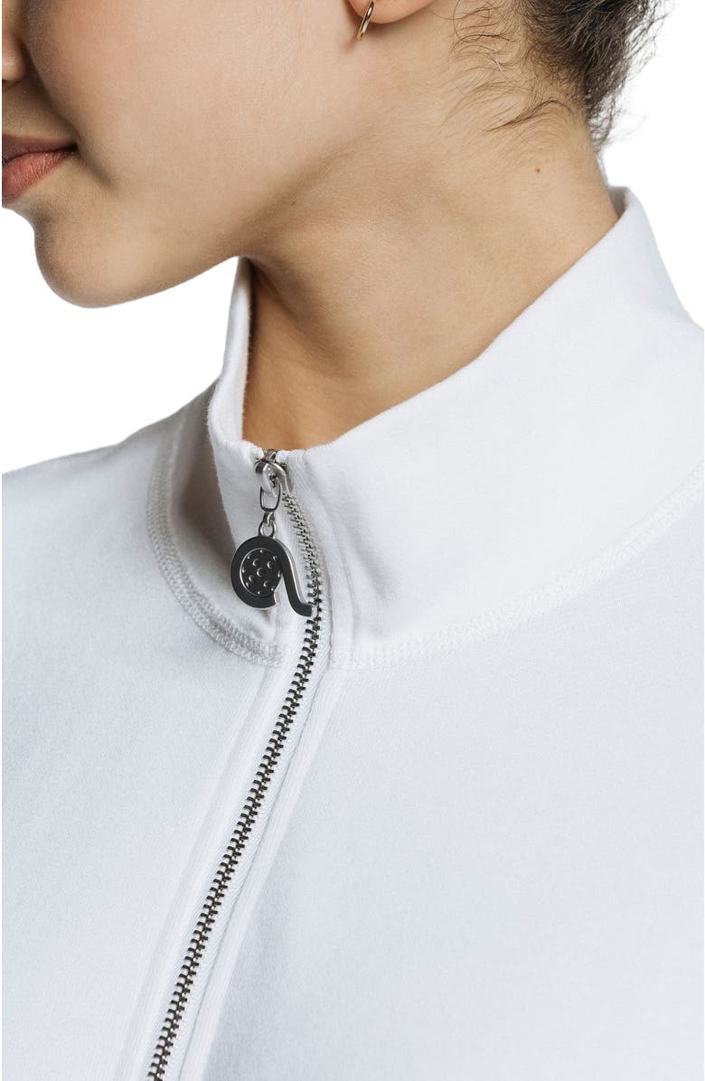 AVI Pickleball Warmup Pullover, Alternate, color, White Lotus