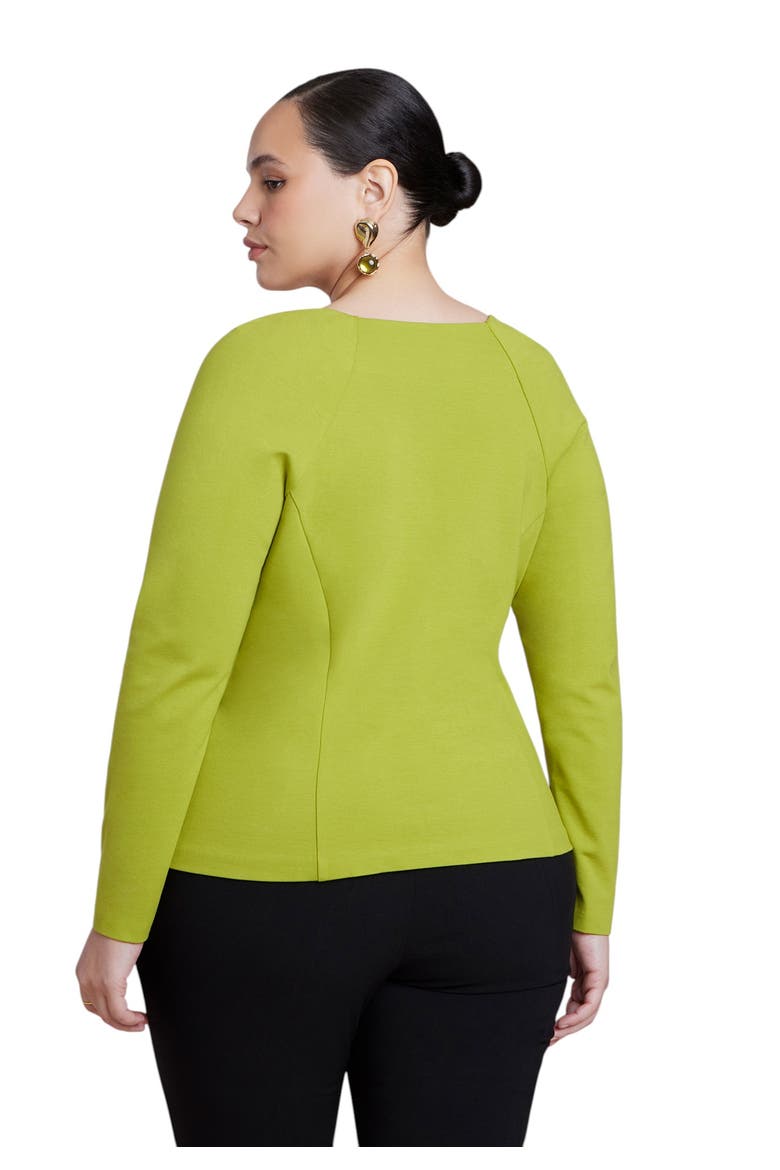 Square Neck Button Front Top, Alternate, color, PEAR LIQUEUR