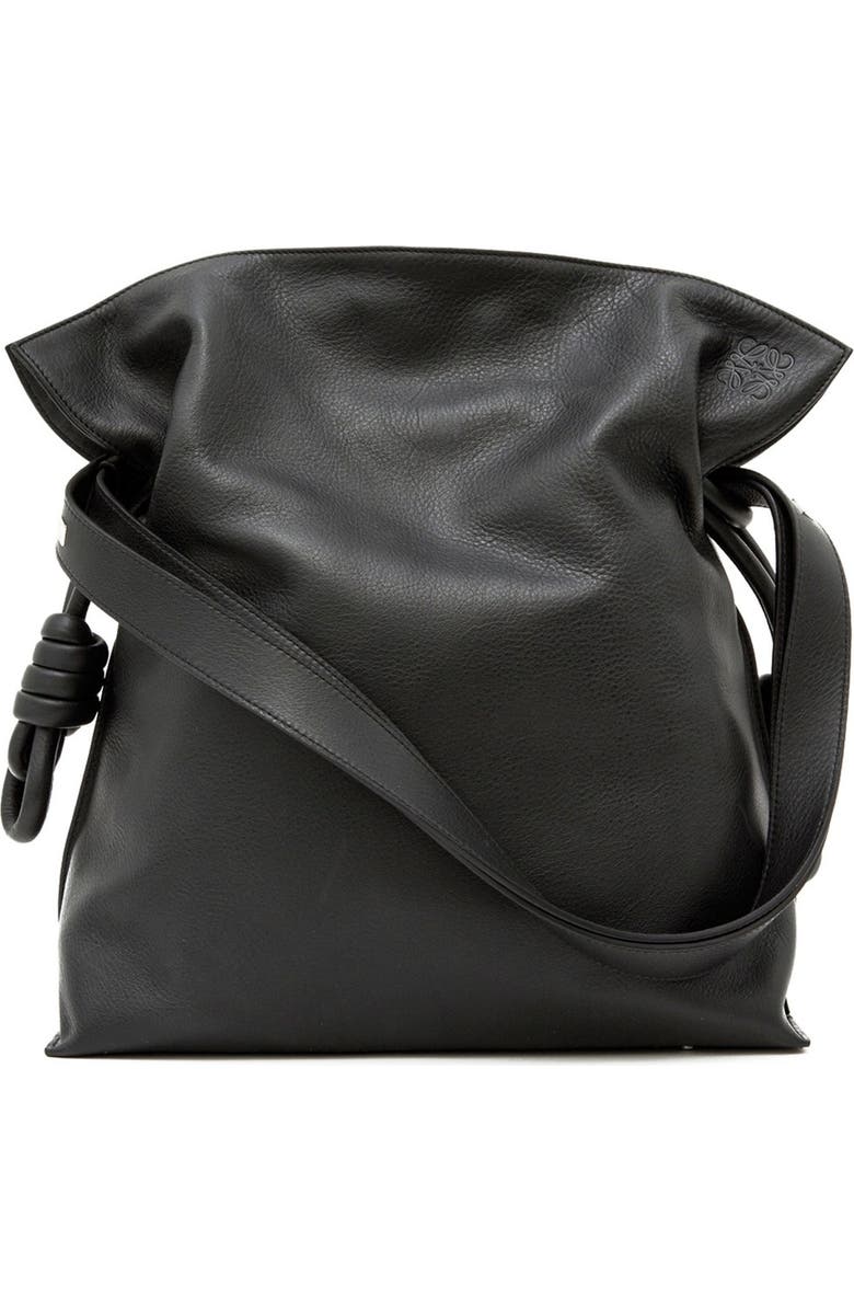 Loewe 'Flamenco Knot' Calfskin Leather Bag, Main, color,