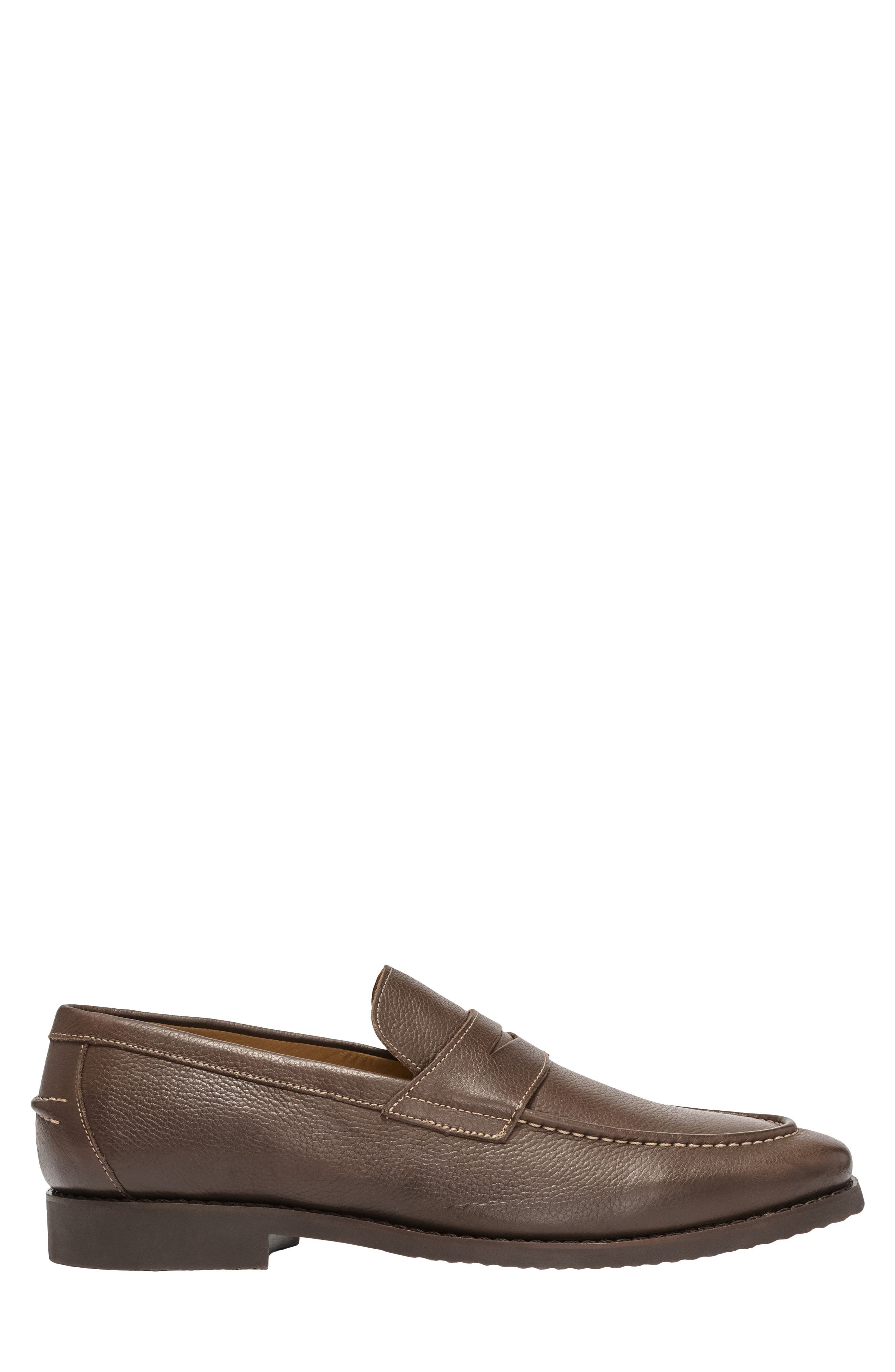 J Flex Penny Loafer, Alternate, color, CHOCOLATE