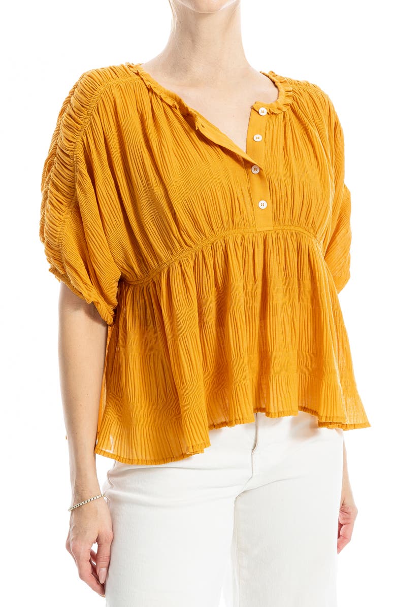 MAX STUDIO Textured Top, Main, color, Persimmon