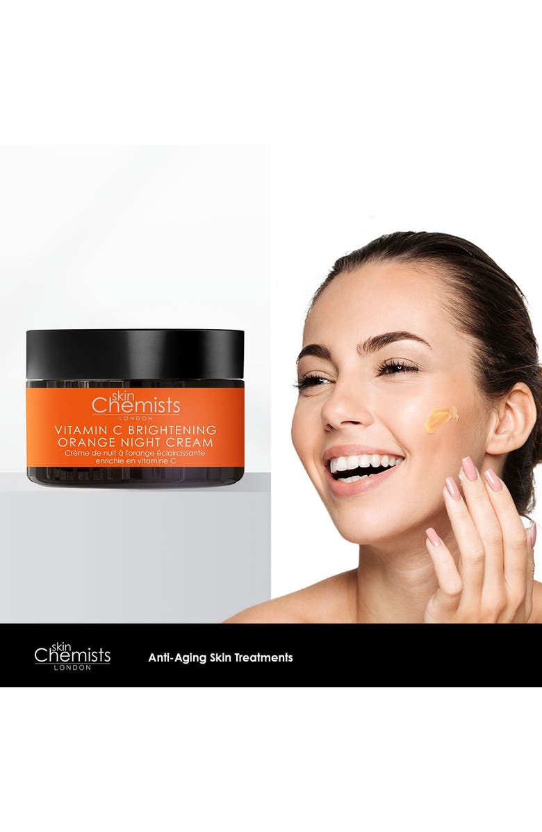 SKINCHEMISTS Vitamin C Brightening Orange Night Cream 50ml x 2 Duo Set, Alternate, color, White