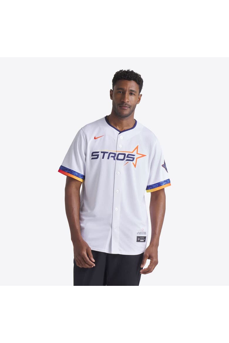 Men's Nike  White Houston Astros 2025 City Connect Limited Jersey, Alternate, color, White