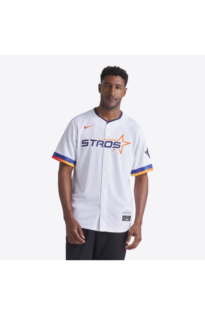 Nike Men's Nike White Houston Astros 2025 City Connect Limited Jersey, Alternate, color, White
