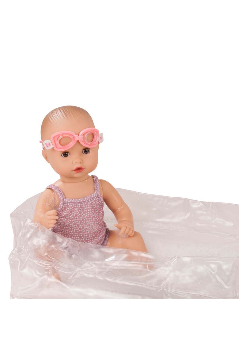 Sleepy Aquini 13" Baby Baby Drink and Wet Doll, Alternate, color, Multicolored
