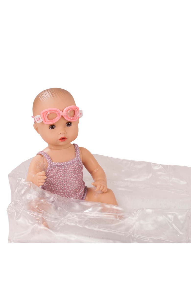 Gotz Sleepy Aquini 13" Baby Baby Drink and Wet Doll, Alternate, color, Multicolored