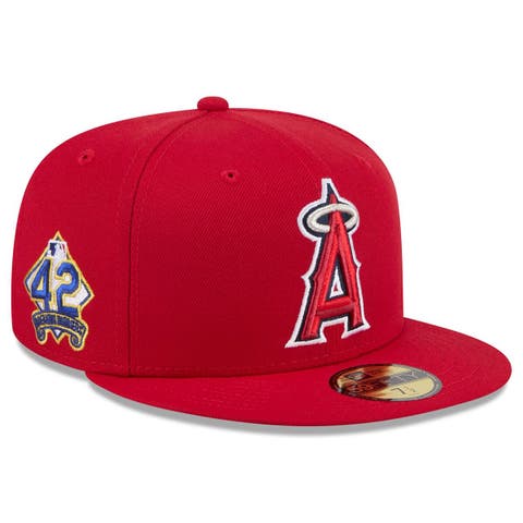 Men's New Era  Red Los Angeles Angels 2025 Jackie Robinson Day 59FIFTY Fitted Hat