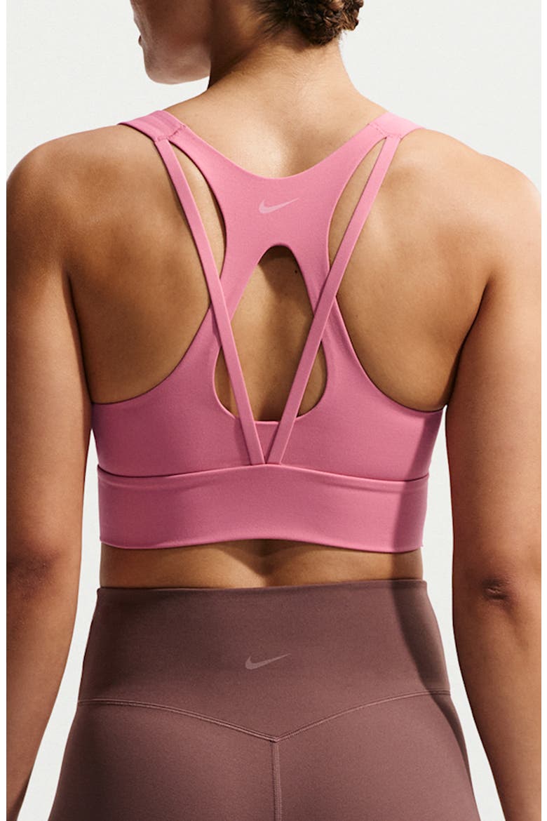 Zenvy Light-Support Sports Bra, Alternate, color, PEONY/ WHITE