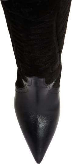 Santia Pointed Toe Knee High Boot