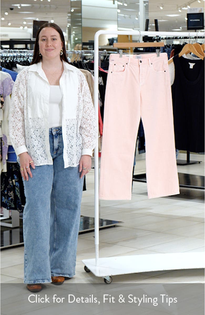 Faye Ankle Straight Leg Jeans, sales video thumbnail