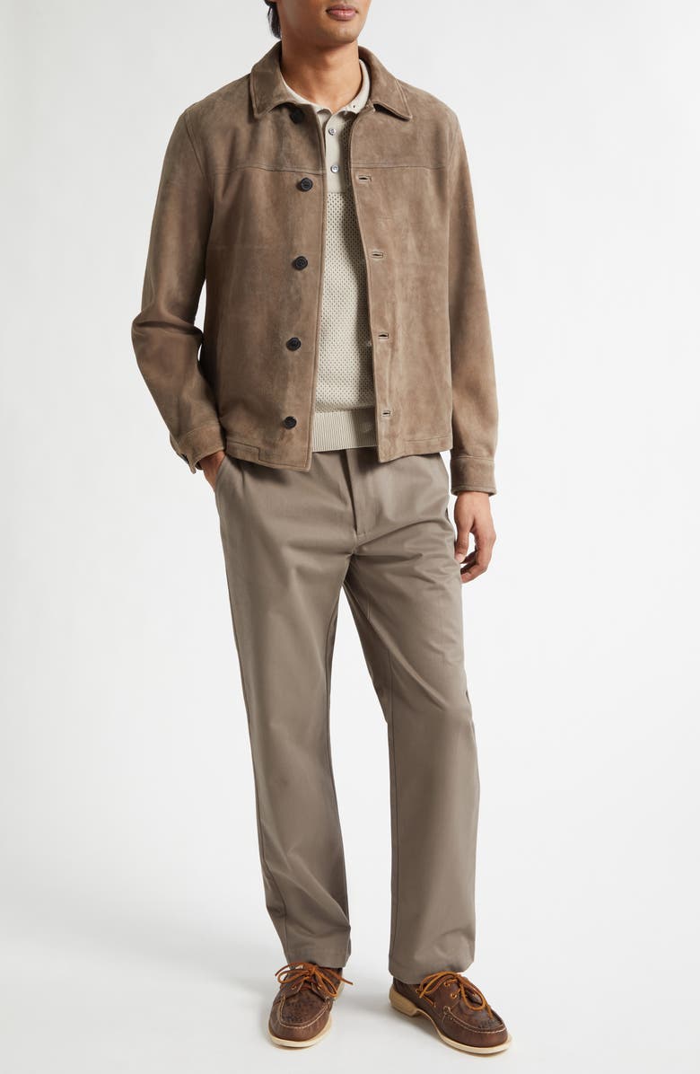 Sunspel Suede Jacket, Alternate, color, Light Tan26