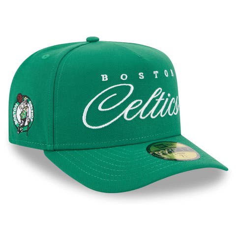 Men's New Era Kelly Green Boston Celtics 2025 NBA Draft A-Frame 59FIFTY Fitted Hat