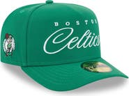 New Era Men's New Era Kelly Green Boston Celtics 2025 NBA Draft A-Frame 59FIFTY Fitted Hat