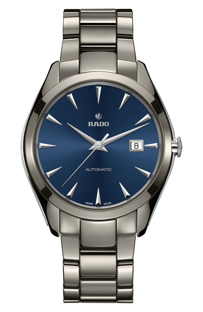 RADO HyperChrome Ceramic Bracelet Watch, 42mm, Main, color, 
