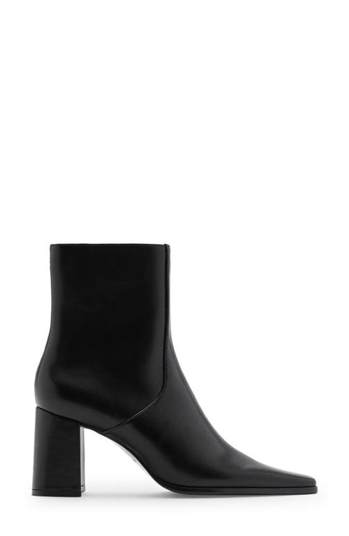 Mango Block Heel Bootie