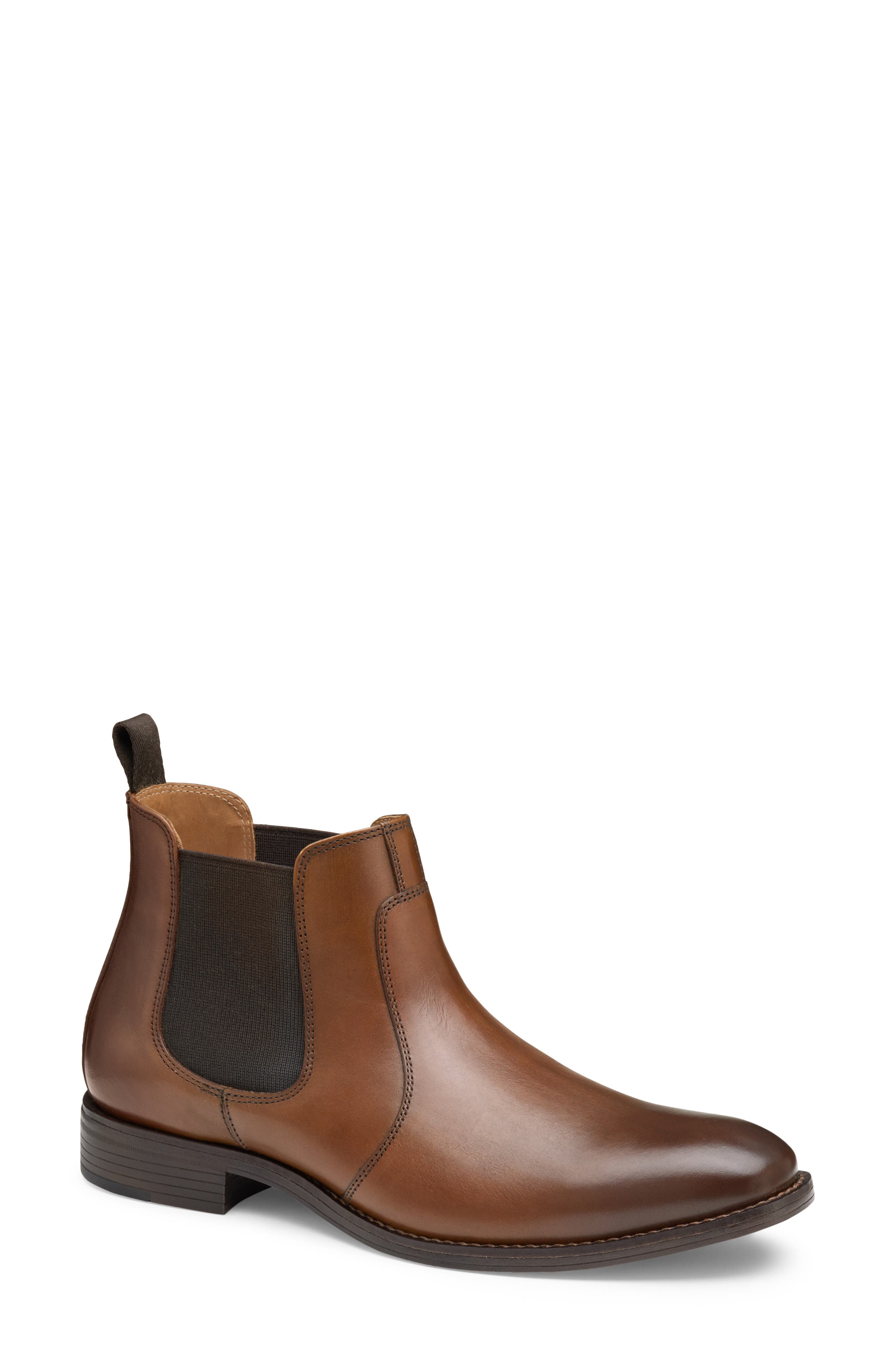 Lewis Chelsea Boot, Main, color, TAN FULL GRAIN