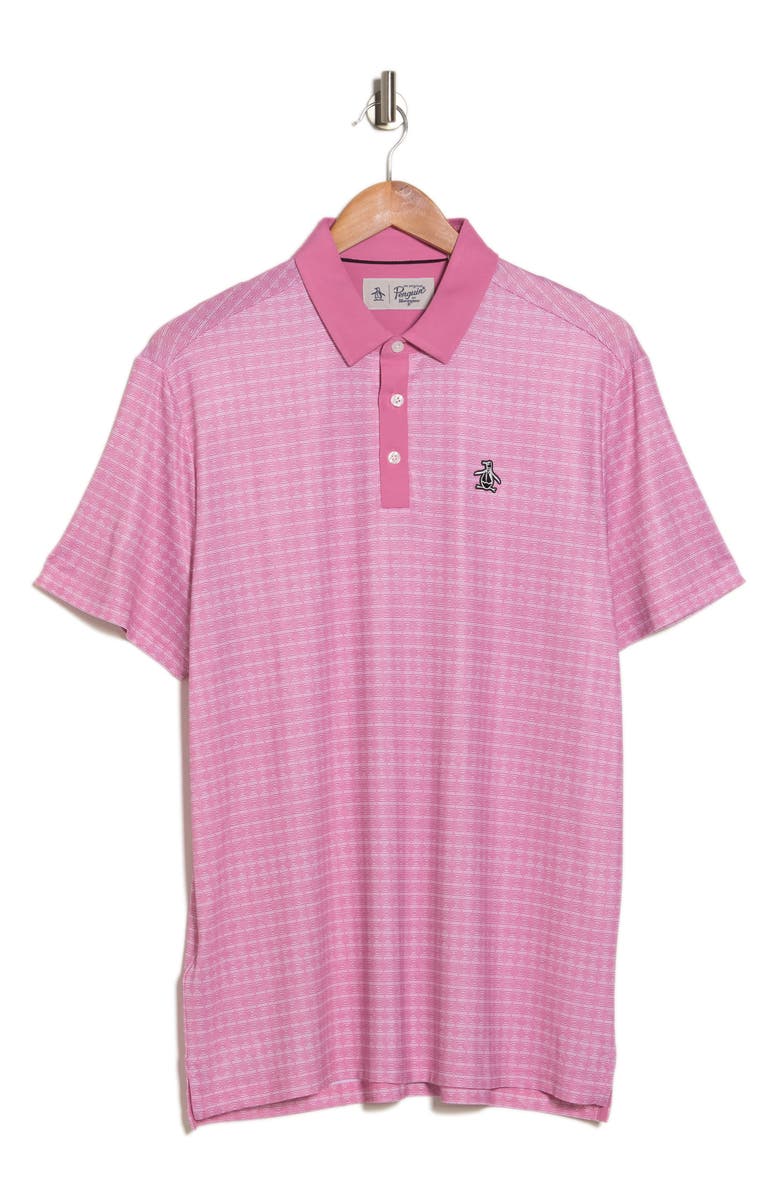 Original Penguin Party Argyle Polo, Alternate, color, Rose Bouquet