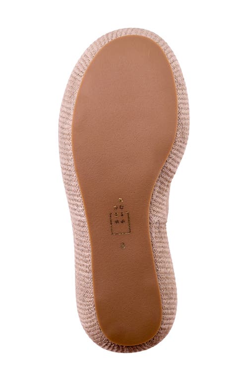 Shushop Ilana Platform Slide Sandal In Brown