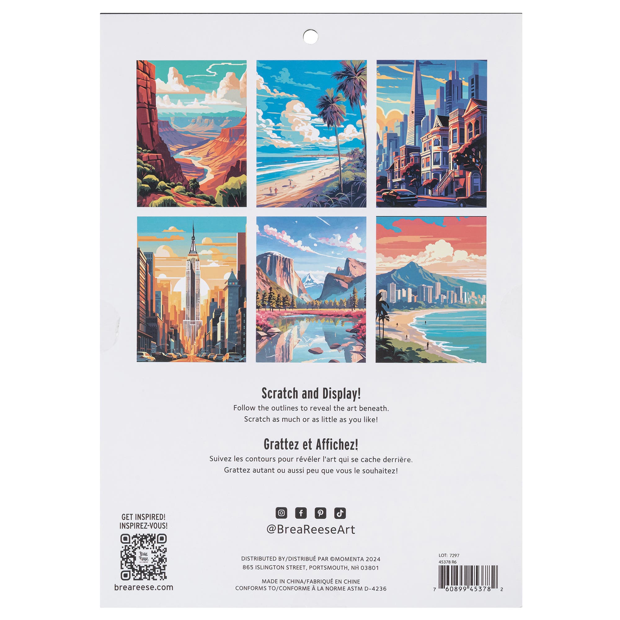 Brea Reese Scratch Art Paper Pad | Nordstrom
