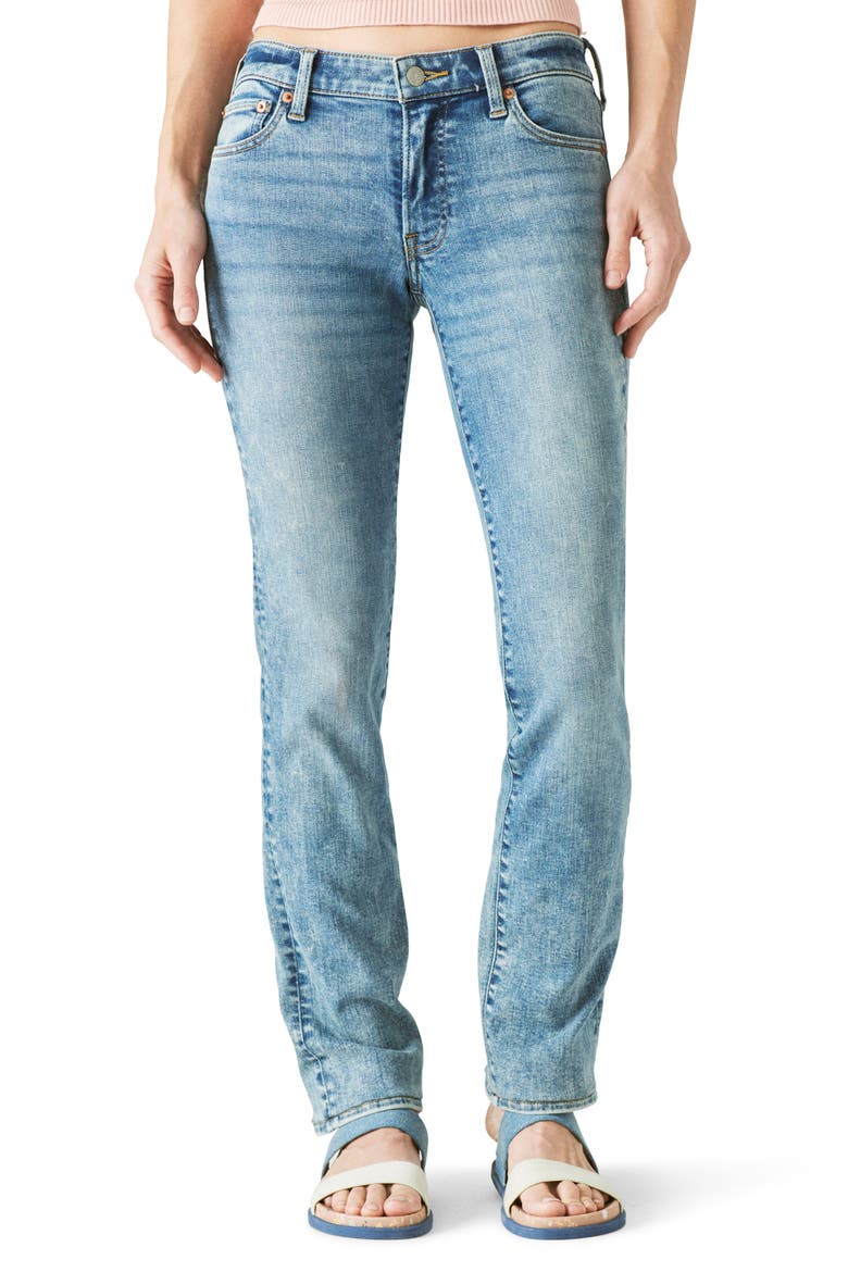 Sweet Straight Leg Jeans, Main, color, LYRIC