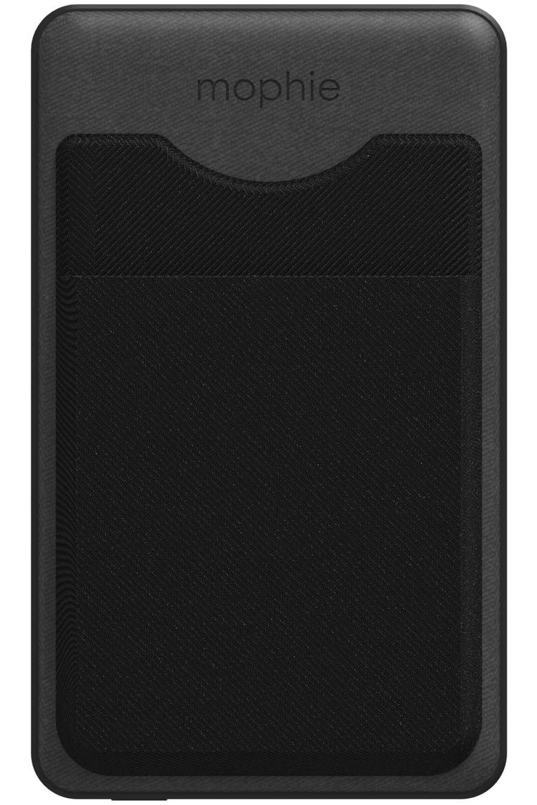 Snap+ Wireless Juice Pack Mini 5,000 mAh Power Bank with Wallet, Main, color, Black