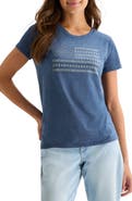 Lucky Brand Flag Crewneck Short Sleeve T-Shirt