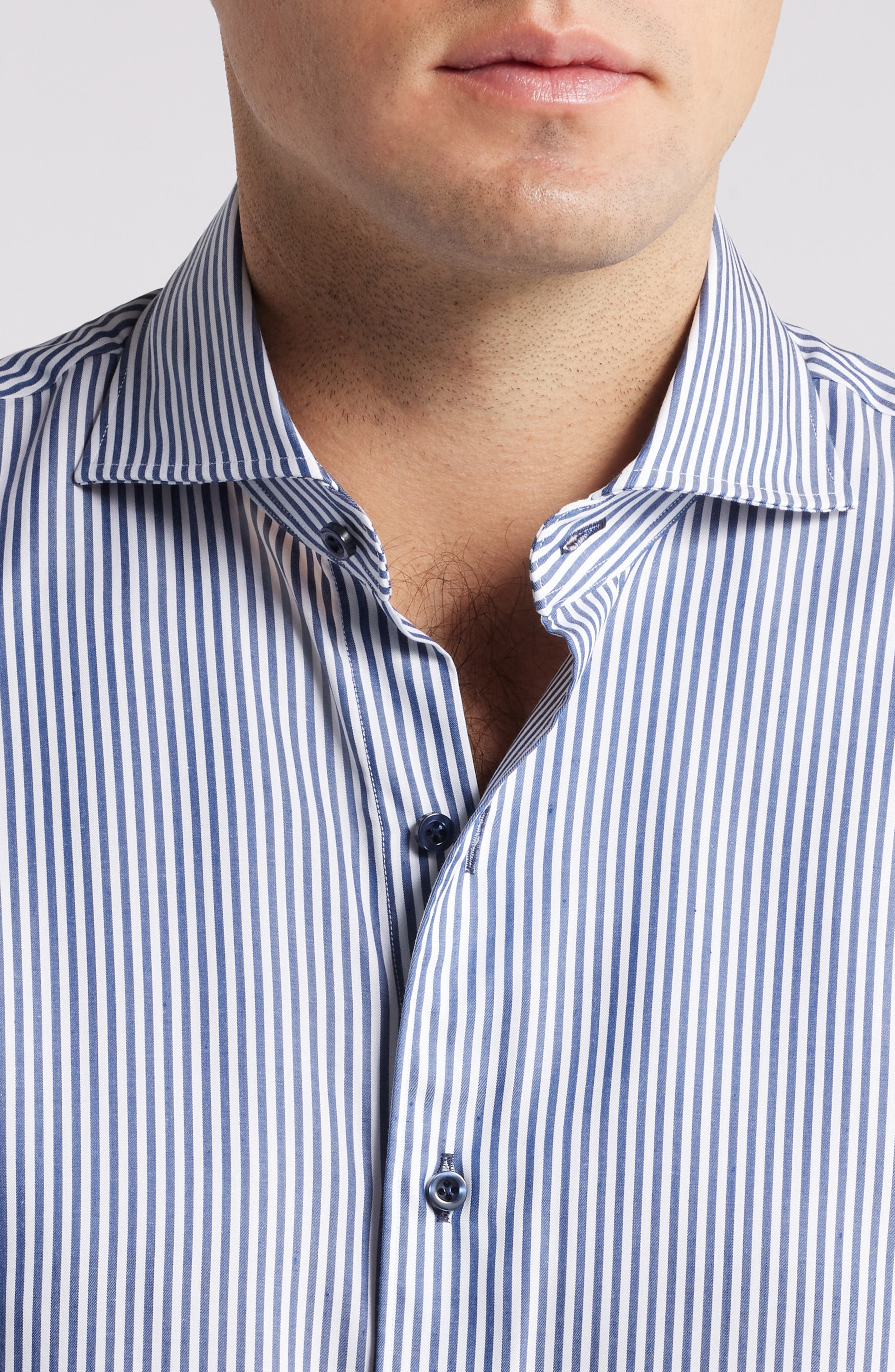 Stripe Button-Up Shirt - image 4