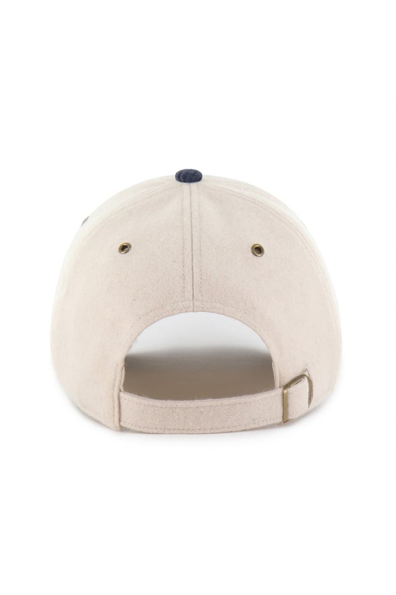Women's '47 Natural/Navy Houston Texans Rope Script Clean Up Adjustable Hat, Alternate, color, Natural