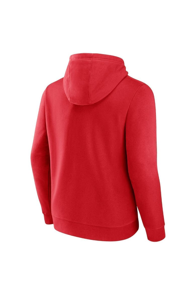 Men's Fanatics Branded David Ortiz Red Boston Red Sox Big Papi Portrait Fitted Pullover Hoodie, Alternate, color, Red