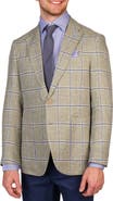 TailorByrd Textured Yarn Dyed Windowpane Sport Coat