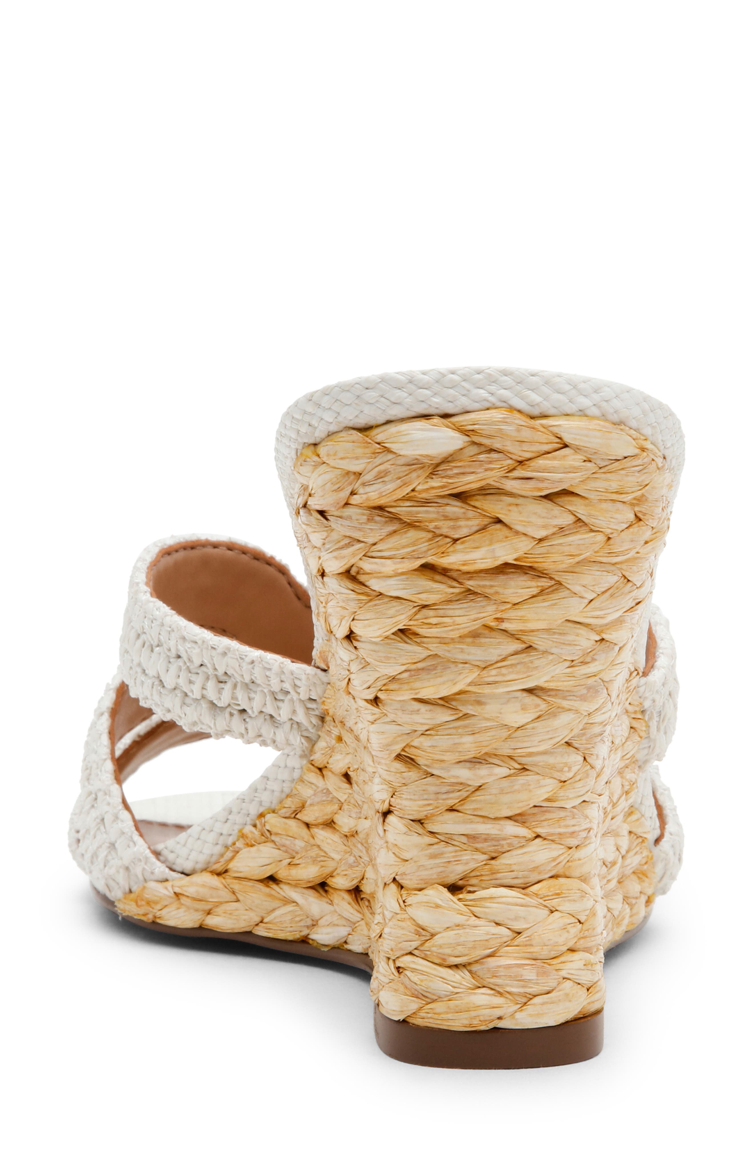 Steven New York Winona Wedge Sandal, Alternate, color, Bone