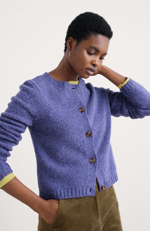 Seasalt Cornwall Dawson Pick Merino Wool Blend Cardigan In Blue