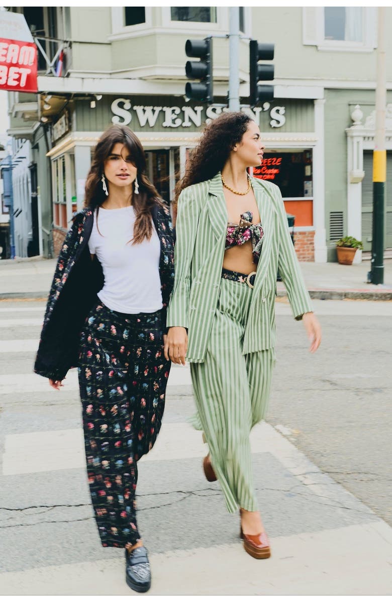 Eddy Flora Quilted Jacket, Alternate, color, Quilted Florence Black Floral