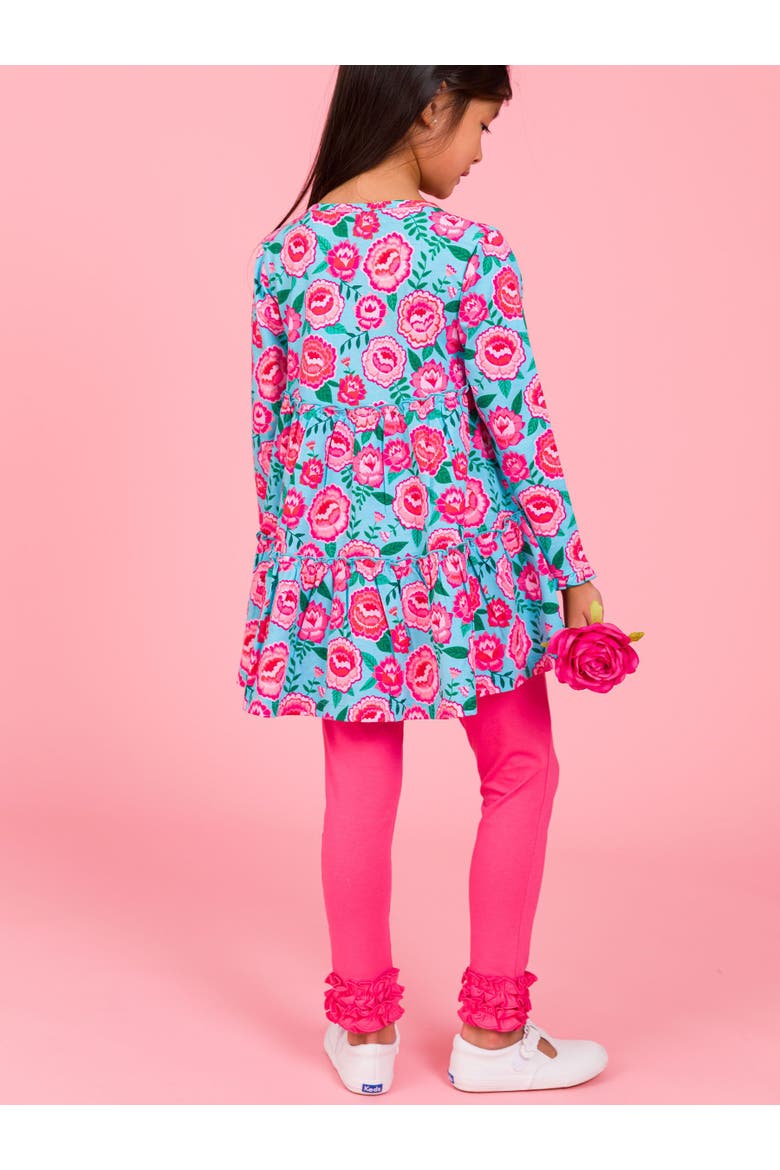 Girls Ruffle Leggings, Alternate, color, Hot Pink