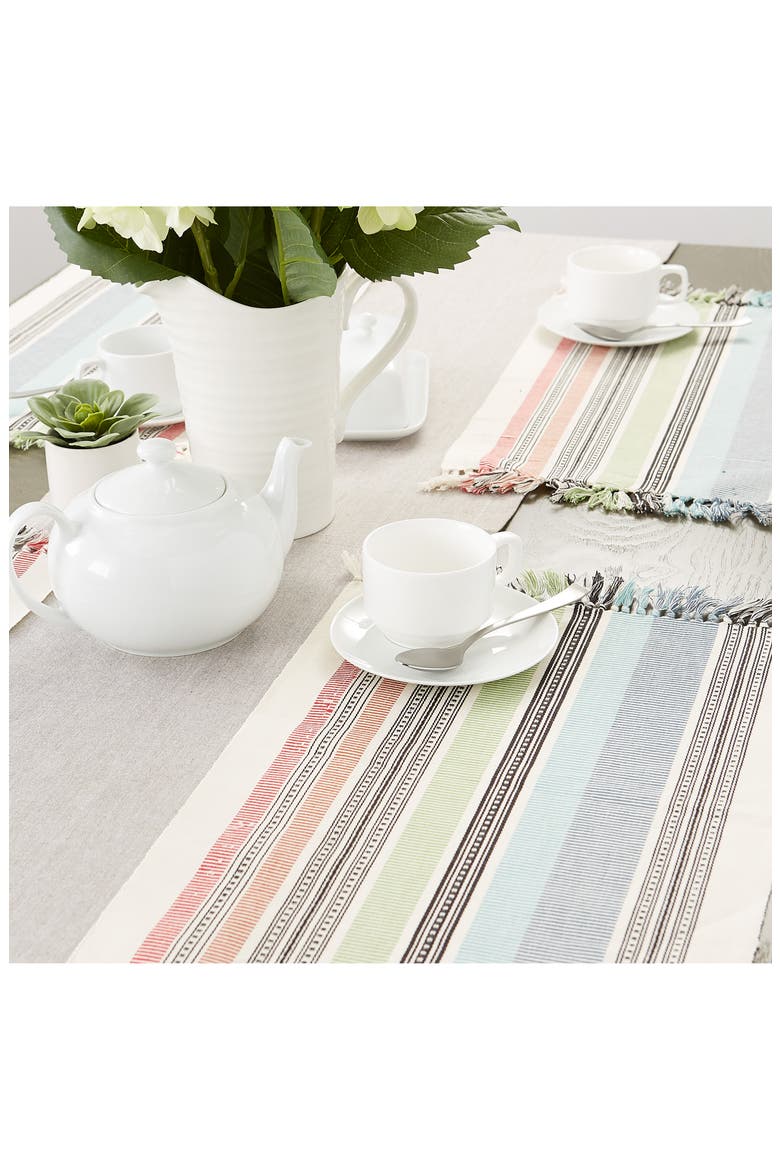 Stripe Set of 4 Placemats, Alternate, color, IVORY MULTI
