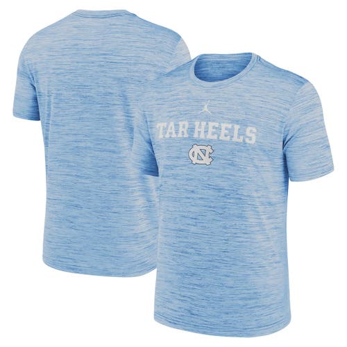 Jordan Brand Carolina Blue North Carolina Tar Heels 2025 Sideline Velocity Performance T-shirt