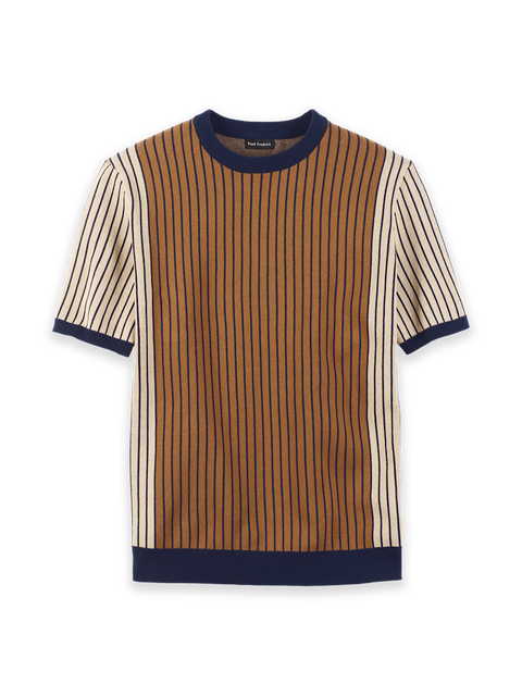 Cotton Crewneck Sweater Short Sleeve