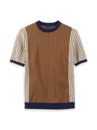 Paul Fredrick Cotton Crewneck Sweater Short Sleeve